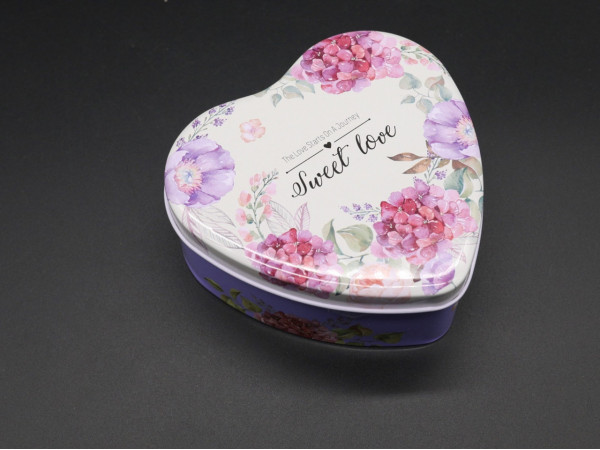 Металеві подарункові коробочки. "Sweet Love". 3шт. комплект. 12х12см