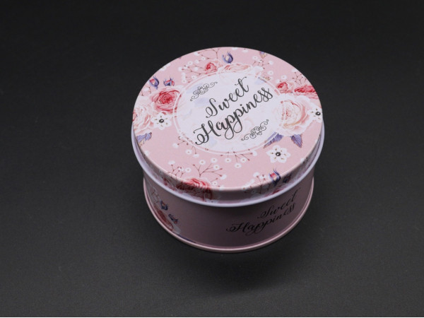 Металеві подарункові коробочки "Sweet Happiness". 8х5см
