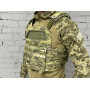 Плитоноска бронежилет тактична військова Multicam від бренду ISARM з системою кріплення Molle.
