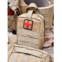 Швидкознімна тактична аптечка військова з системою MOLLE в кольорі Multicam, нейлон 500D, водостійка