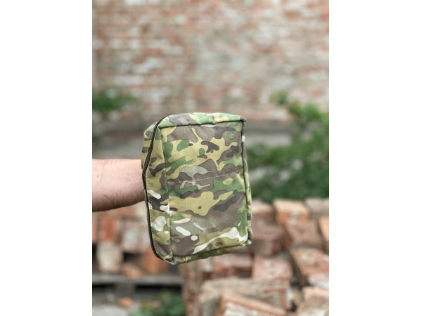 Аптечка тактическая Multicam из водостойкого материала с системой MOLLE, с люверсом для стока воды