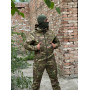 Костюм Multicam от бренда ISARM для военных, охотников, без утеплителя, с капюшоном и высоким воротом, размер