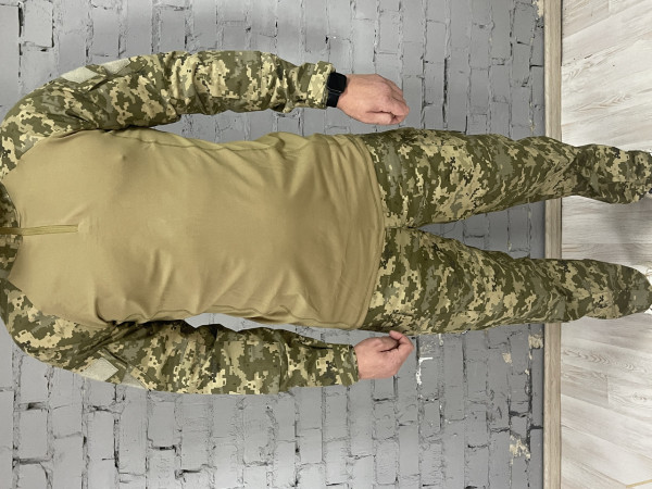Костюм пиксель в цвете Multicam от UNIFORM для военных, охотников и волонтеров, теплый и комфортный, размер М