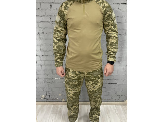 Військова уніформа піксель Multicam UNIFORM для ЗСУ, теплий і комфортний костюм, розмір 2XL
