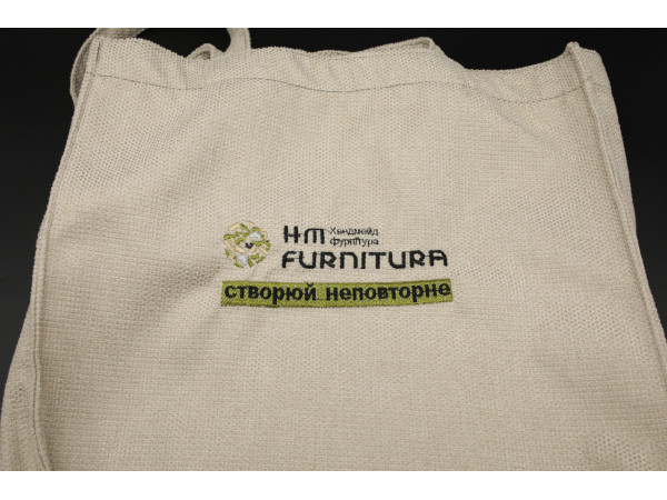 Еко сумка 36х33х6см. Брендовая экоссумка "HM-Furnitura".