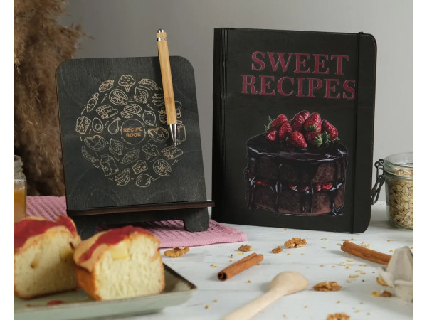 Книга для записів кулінарних рецептів "Sweet recipes" А4 31х23см