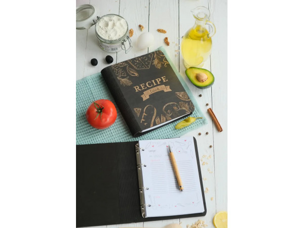 Книга для записів кулінарних рецептів "Recipe book" А5 22,5х17см