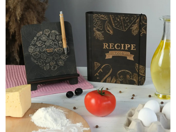 Книга для записів кулінарних рецептів "Recipe book" А5 22,5х17см