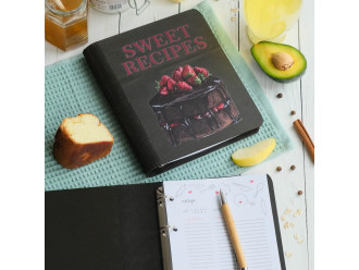Книга для записів кулінарних рецептів "Sweet recipes" А5 22,5х17см