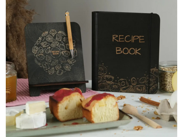 Книга для записів кулінарних рецептів "Recipe book" А5 22,5х17см