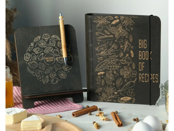 Книга для записів кулінарних рецептів "Big book of recipes" А5 22,5х17см