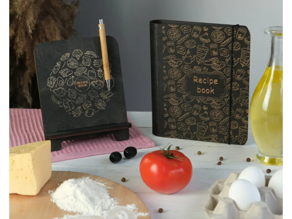 Книга для записів кулінарних рецептів "Recipe book" А5 22,5х17см