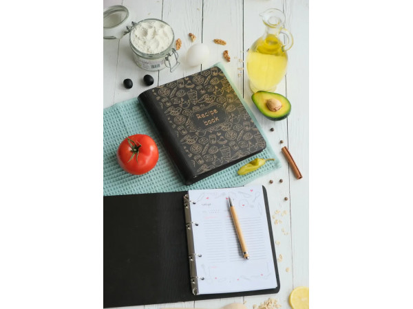 Книга для записів кулінарних рецептів "Recipe book" А6 16,5х13см
