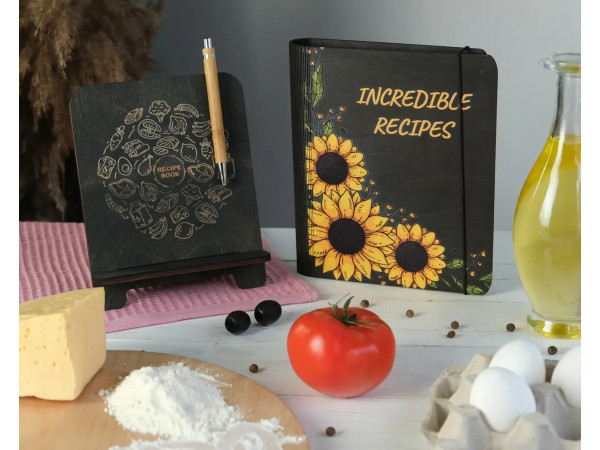 Книга для записів кулінарних рецептів "Incredible recipes" А6 16,5х13см