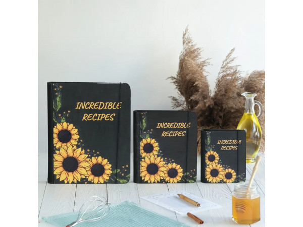 Книга для записів кулінарних рецептів "Incredible recipes" А4 31х23см