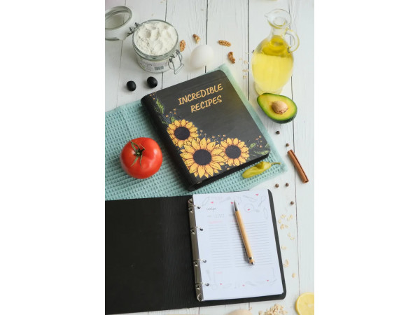 Книга для записів кулінарних рецептів "Incredible recipes" А5 22,5х17см