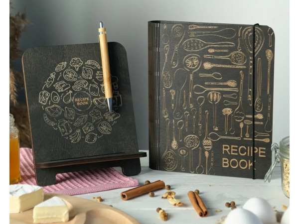 Книга для записів кулінарних рецептів "Recipe book" А4 31х23см