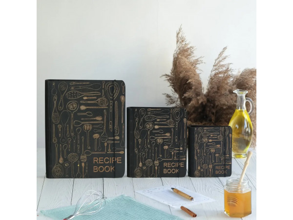 Книга для записів кулінарних рецептів "Recipe book" А5 22,5х17см