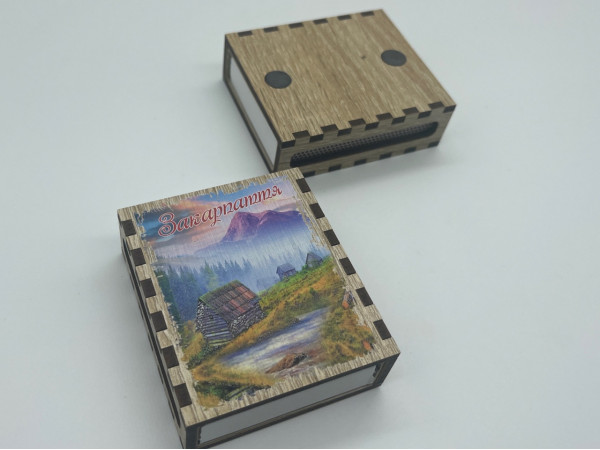 Сірники з друком. 6,7х6см
