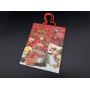 Одноразовые бумажные пакеты с узором."Merry Christmas" 18х23х8см