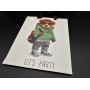 Подарунковий пакет. Lat's Party.   18х23х8см
