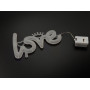 Гірлянда "LOVE" на батареї. 105х60мм