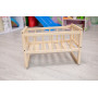 Детская деревянная игрушка. Кукольная кровать. Экопродукт. 44х26х31см