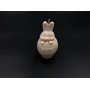 Свічка соєва "Happy Easter "зайчик в яйці 10см 125грам. Колір бежевий.