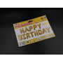 Надувні кульки HAPPY BIRTHDAY. Колір золотий. 29см