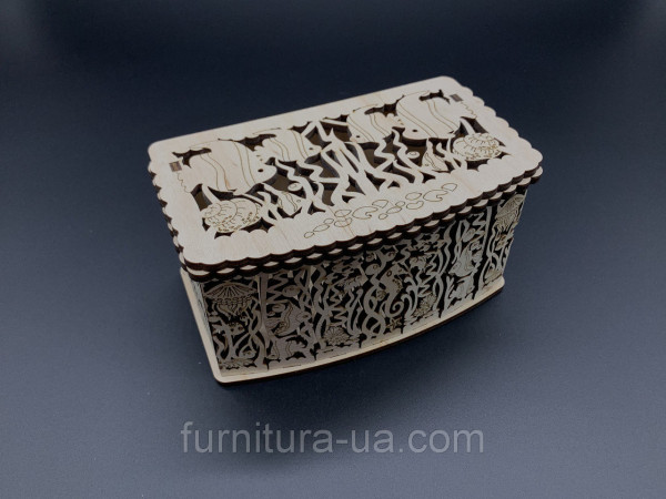 Скринька з фанери. 15х8х8см