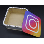 Подарочная шкатулка. INSTAGRAM. 19х19х8.5см