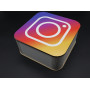 Подарочная шкатулка. INSTAGRAM. 19х19х8.5см