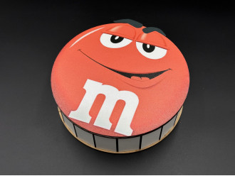 Подарочная шкатулка. M&M’s. Красный цвет 20х6см.