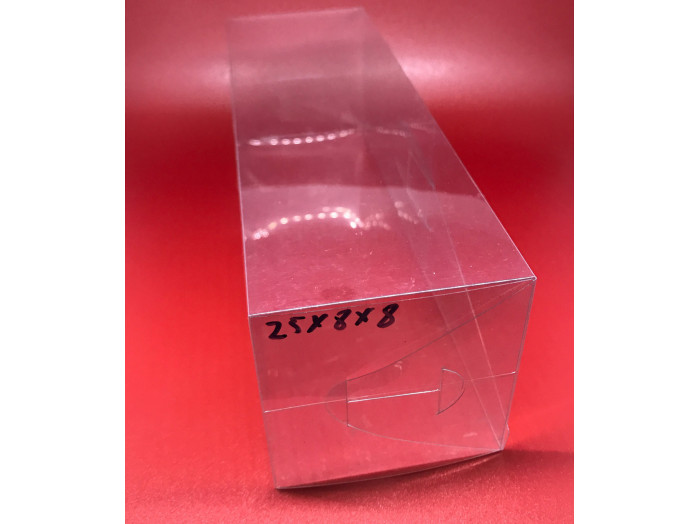 Коробка-висічка з полімерної плівки. 25х8х8см.200мкр. 50шт/уп.