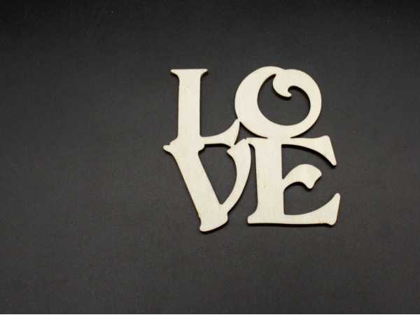 Дерев'яні заготовки з фанери. LOVE.