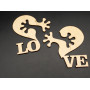 Дерев'яні заготовки з фанери. LOVE, пазл. 11.5х11см