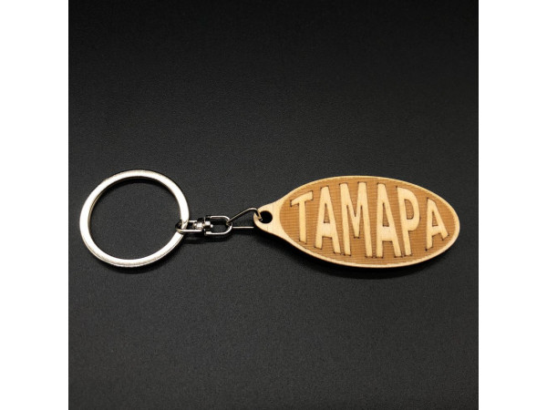 Брелок дерев'яний. ТАМАРА. 60х30мм