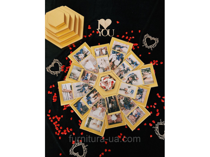 Коробка-трансформер для фотографій. 26х18см