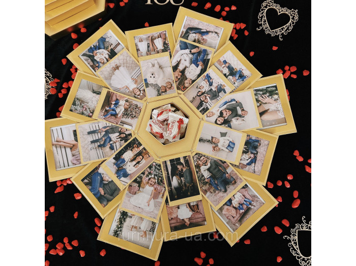 Коробка-трансформер для фотографій. 26х18см