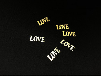 Металеві вироби з міді. LOVE. 11х4мм