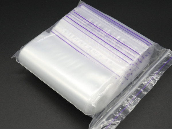 Пакет із замком zip-lock поліетиленовий 12х18 см. 100 шт/уп. Пакет Гріппер для зберігання дрібних деталей