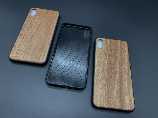 Чохол дерев'яний до телефону iPhone XS MAX "Золотий дуб" під гравіювання