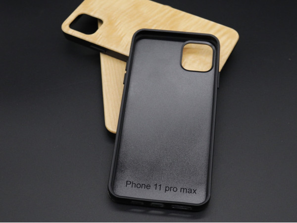 Дерев'яний чохол на смартфон iPhone 11 PRO "Золотий дуб" протиударний під гравіювання