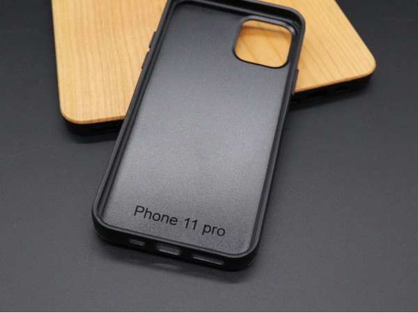 Дерев'яний чохол для телефону iPhone 11 PRO під гравіювання колір "вільха"