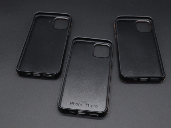 Дерев'яний чохол для смартфона iPhone 11 PRO протиударний "Черешня" під гравіювання