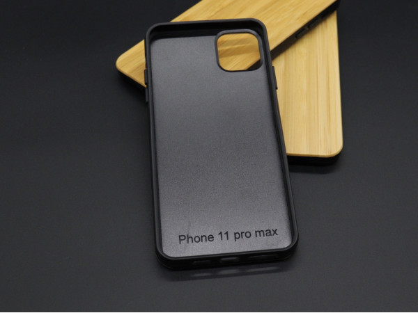 Чохол дерев'яний на смартфон iPhone 11 PRO MAX "Бамбук" протиударний під гравіювання