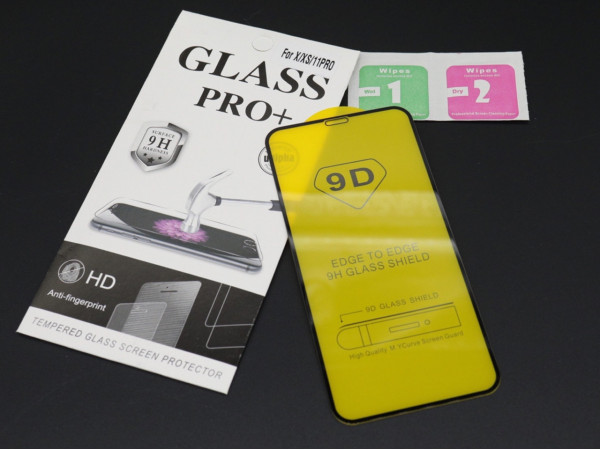 Захисне 9D скло на iPhone X/XS/11PRO протиударне броньоване скло на смартфон 10 шт/уп