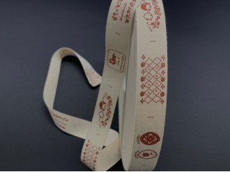 Стрічка декоративна з візерунком. Lovely Bow. 2,5см