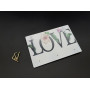 Ключниця з УФ-друком "LOVE" 15х10см