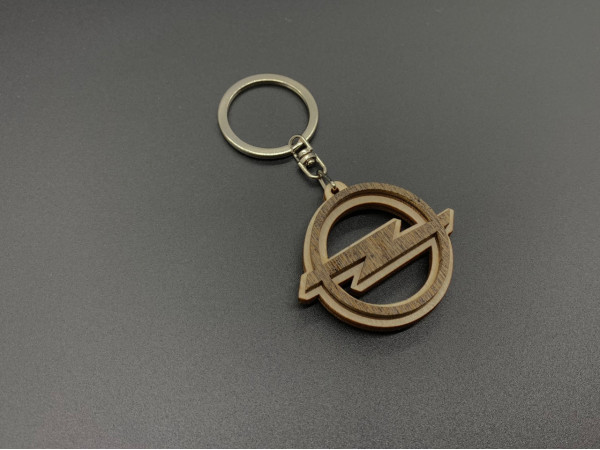 Брелок дерев'яний Opel. 4см